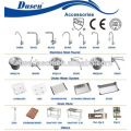 DS12050A vente chaude unique différents types en acier inoxydable poisson nettoyage table avec évier